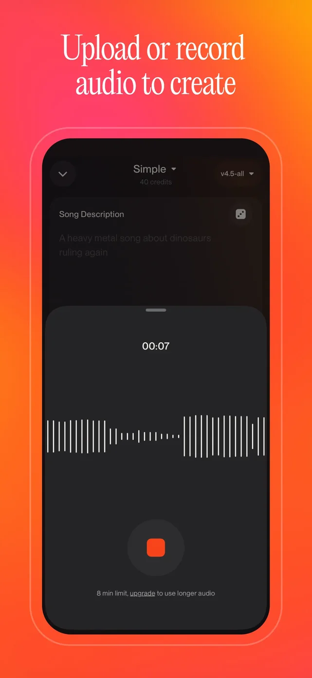 Suno - AI Songs, Music, Lyrics App Store screenshot 4