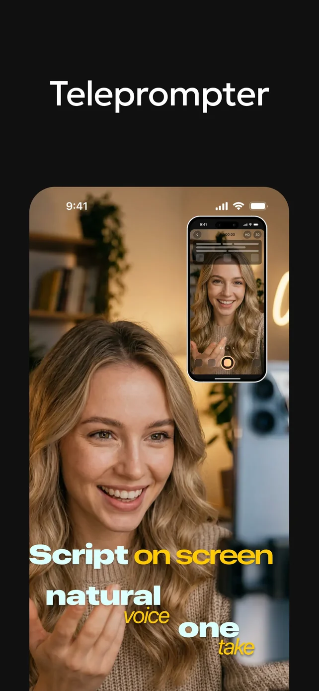 Verba: AI Captions Reels Maker App Store screenshot 2