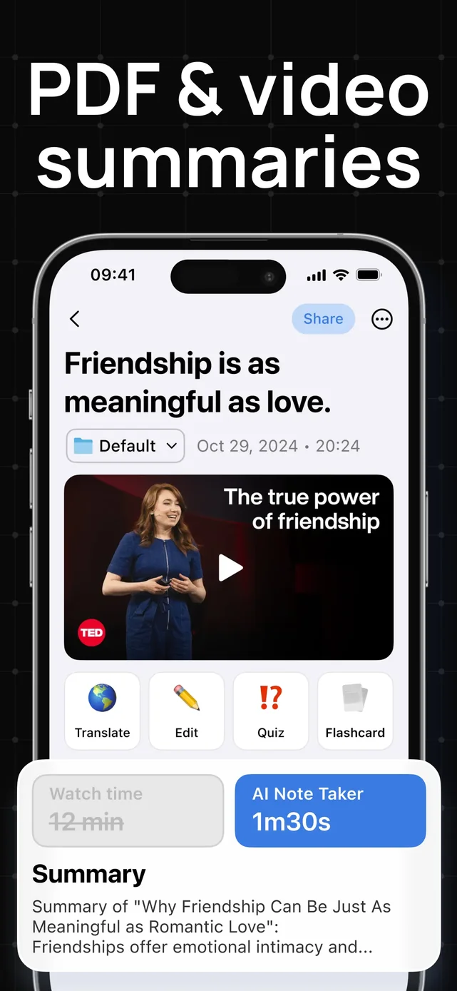 AI Note Taker - Voice to Notes App Store screenshot 4
