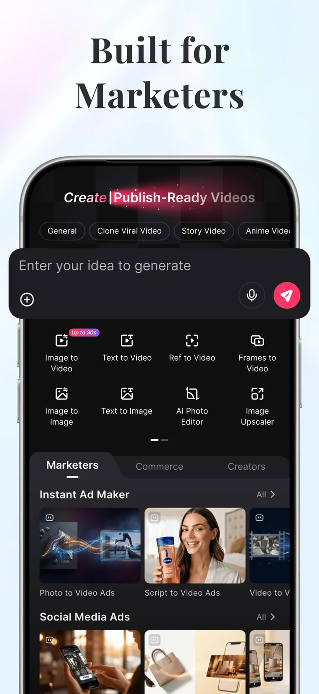 Pollo AI - AI Video Generator App Store screenshot 1