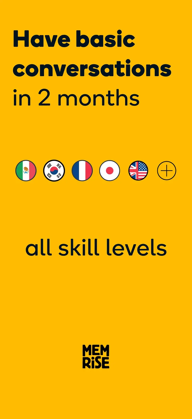 Memrise Easy Language Learning App Store screenshot 1