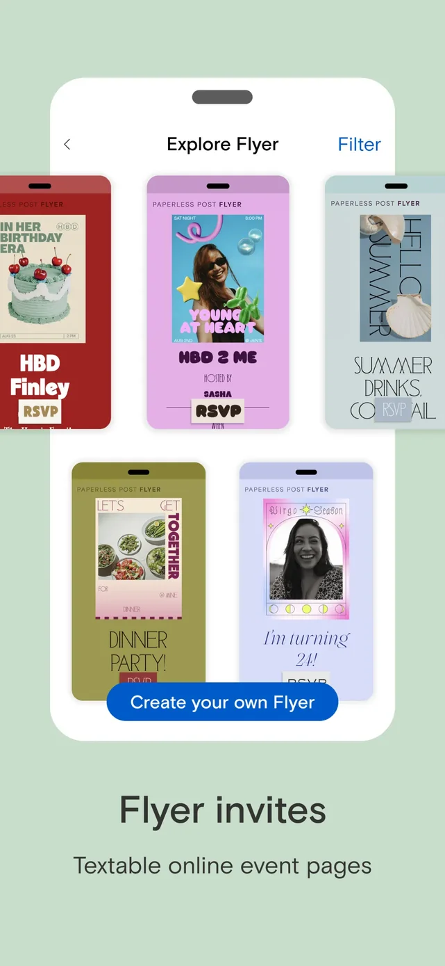 Paperless Post: Invitations App Store screenshot 2