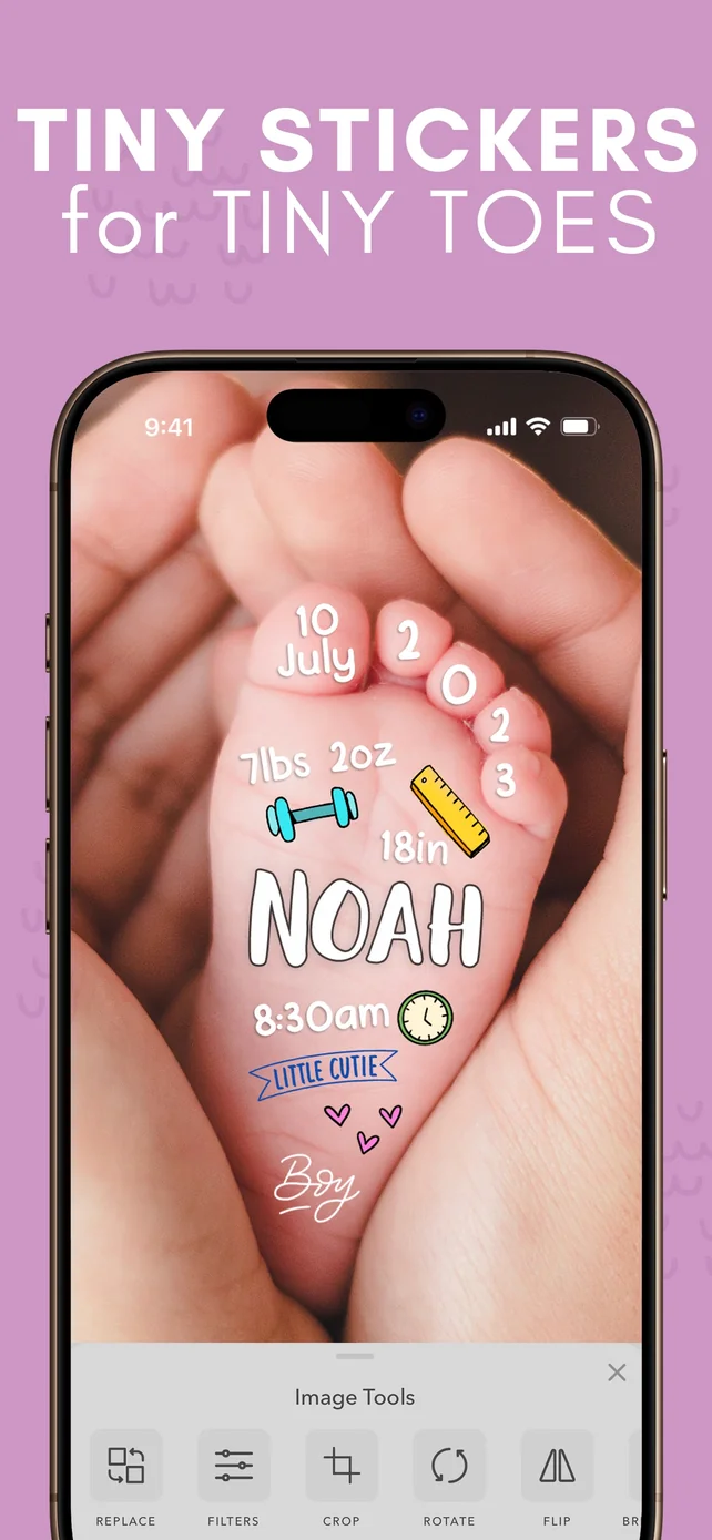 Precious - Baby Photo Art App Store screenshot 3