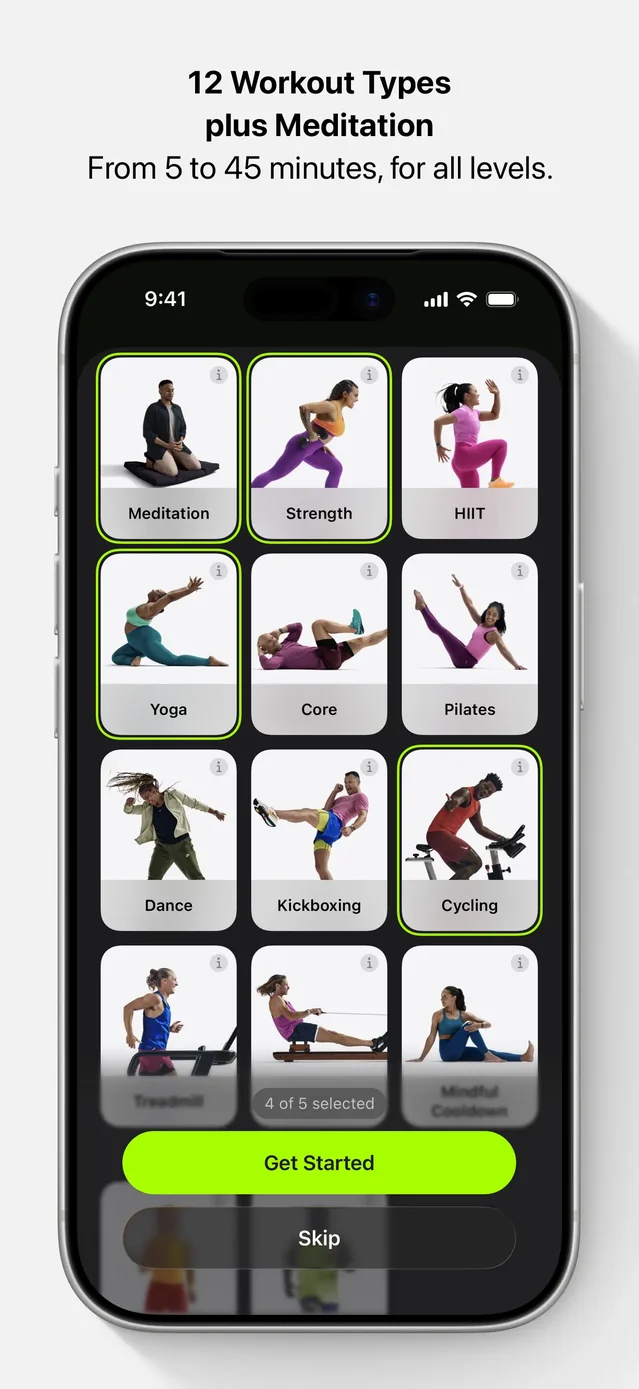 Apple Fitness App Store screenshot 3