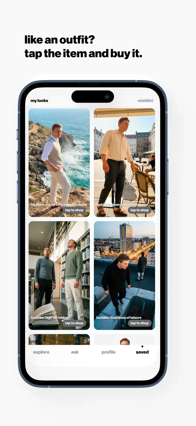 looklike: swipe fashion on you App Store screenshot 4