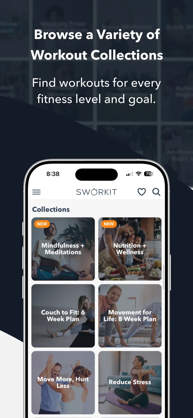 Sworkit Fitness & Wellness App App Store screenshot 4