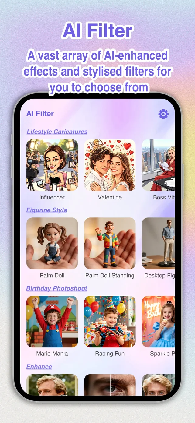 AI Photo Maker：Frame & Filter App Store screenshot 2
