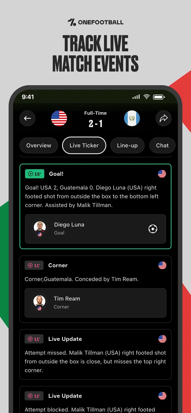 OneFootball Live Soccer scores App Store screenshot 3