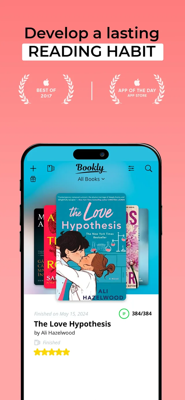 Bookly: Book Tracker App Store screenshot 1