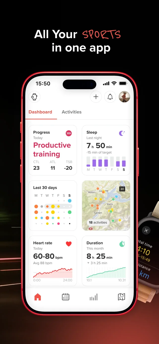 Sports Tracker: Run Bike Hike App Store screenshot 2
