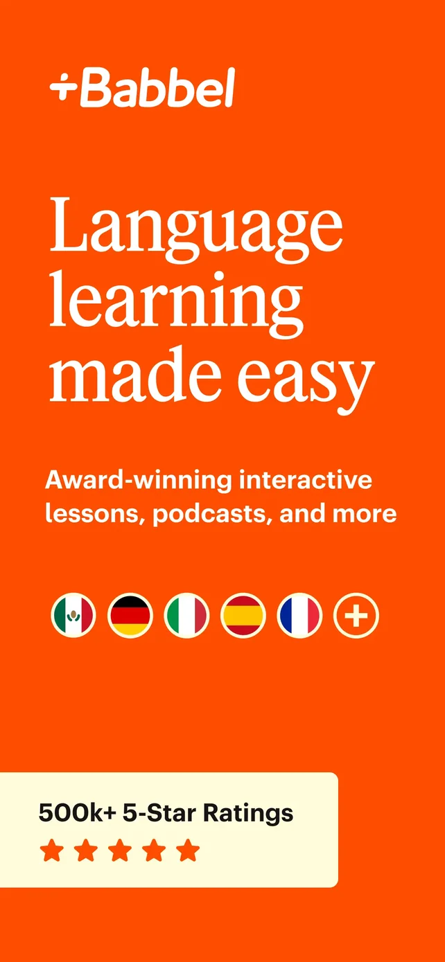 Babbel - Language Learning App Store screenshot 1