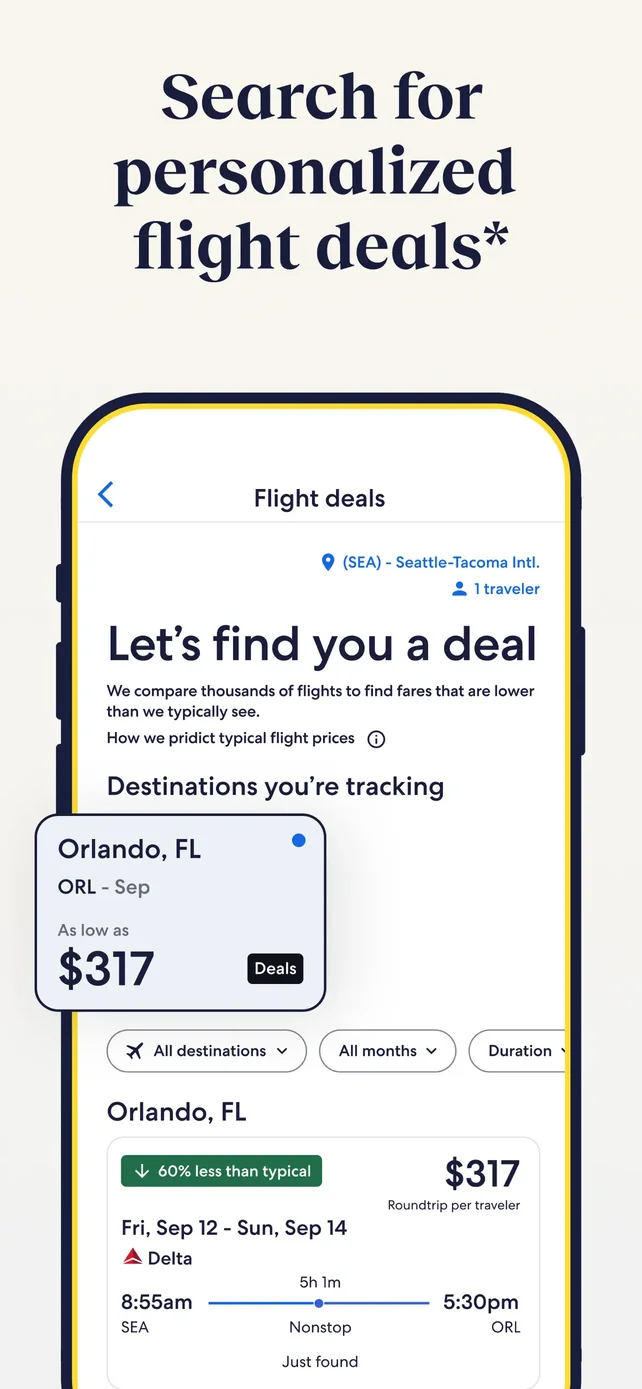 Expedia: Hotels, Flights, Cars App Store screenshot 4