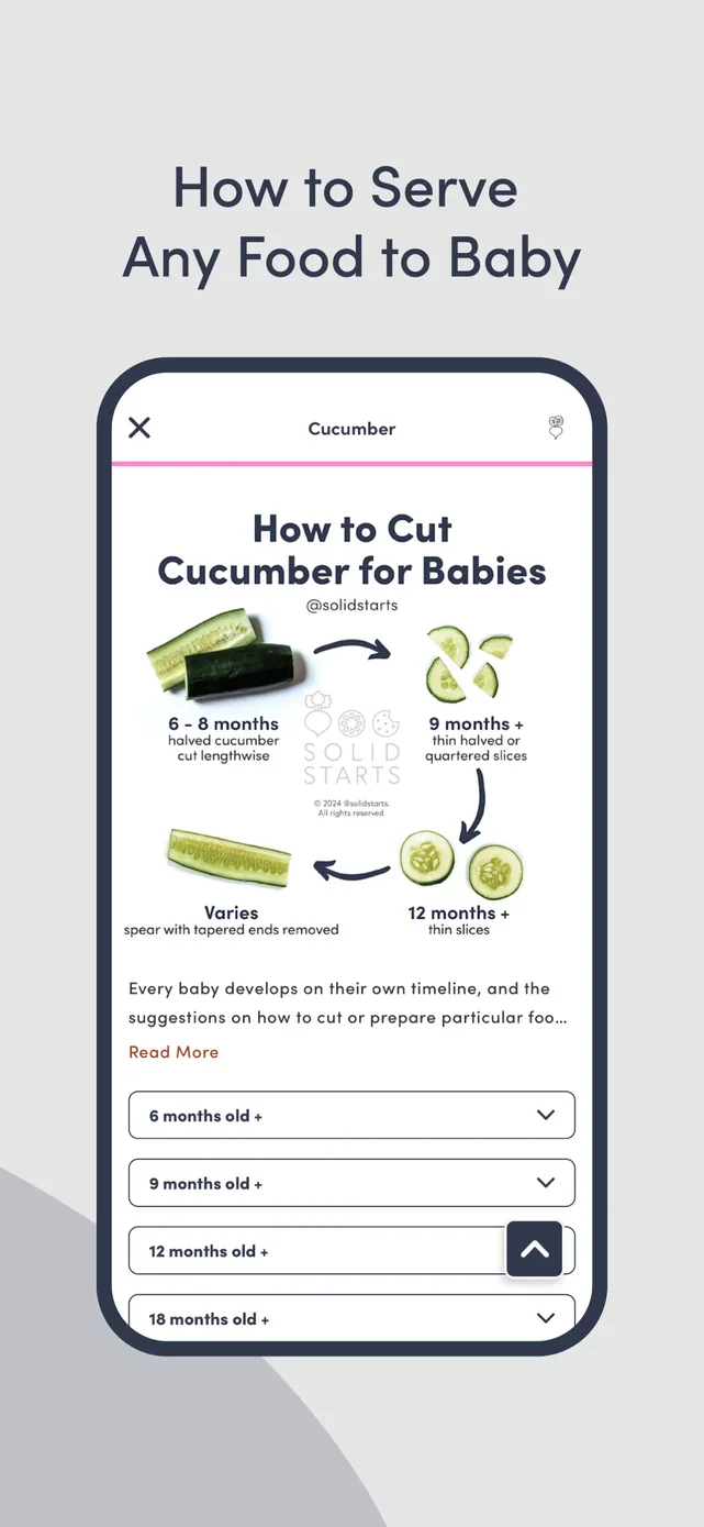 Solid Starts: Baby First Foods App Store screenshot 3