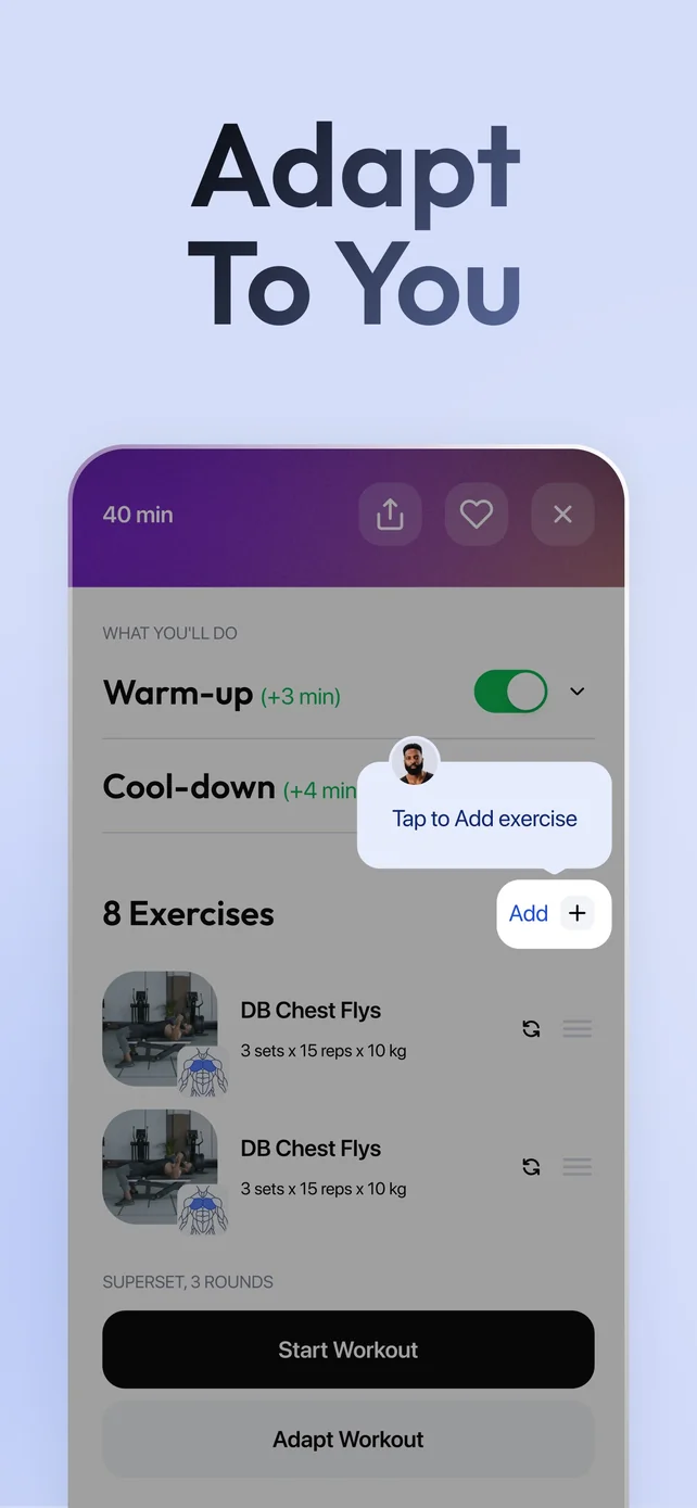 Zing AI: Home & Gym Workouts App Store screenshot 4