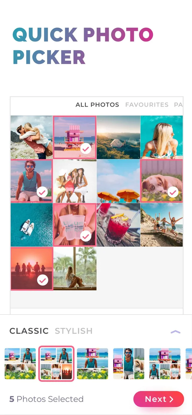 Photo Collage Maker PicJointer App Store screenshot 3