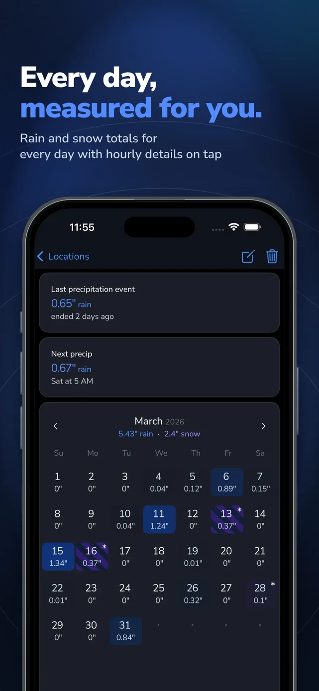 Precip - Rain Today & Forecast App Store screenshot 2