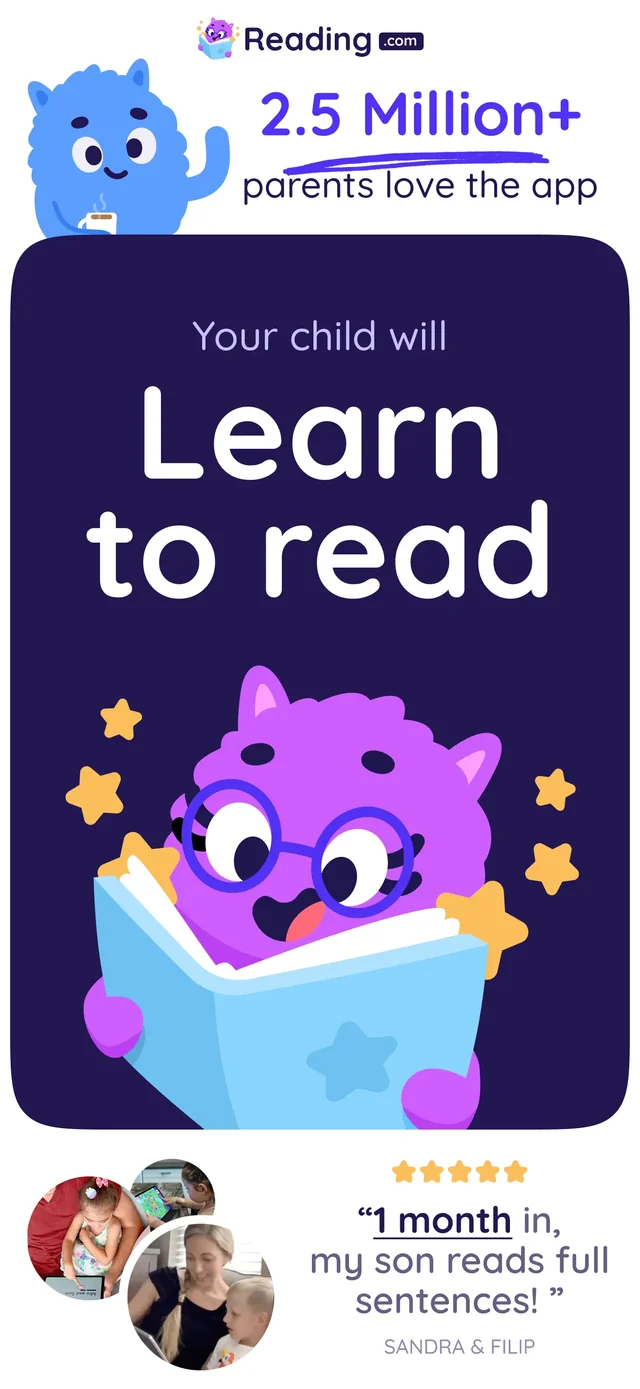 Learn to Read - Reading.com App Store screenshot 1
