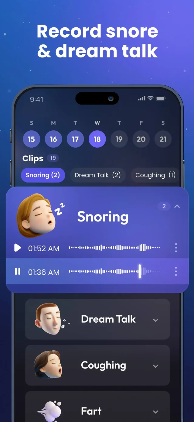 Sleep Tracker: Recorder, Sound App Store screenshot 3