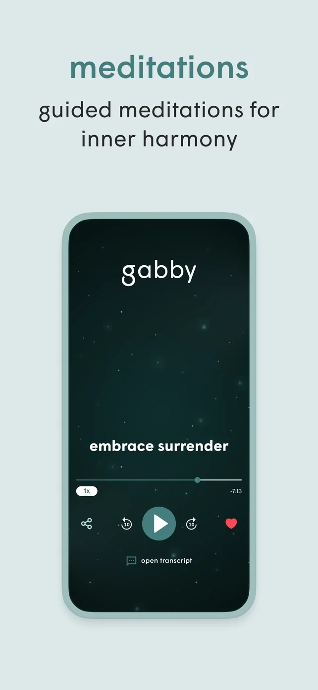 Gabby - Coaching & Meditation App Store screenshot 4