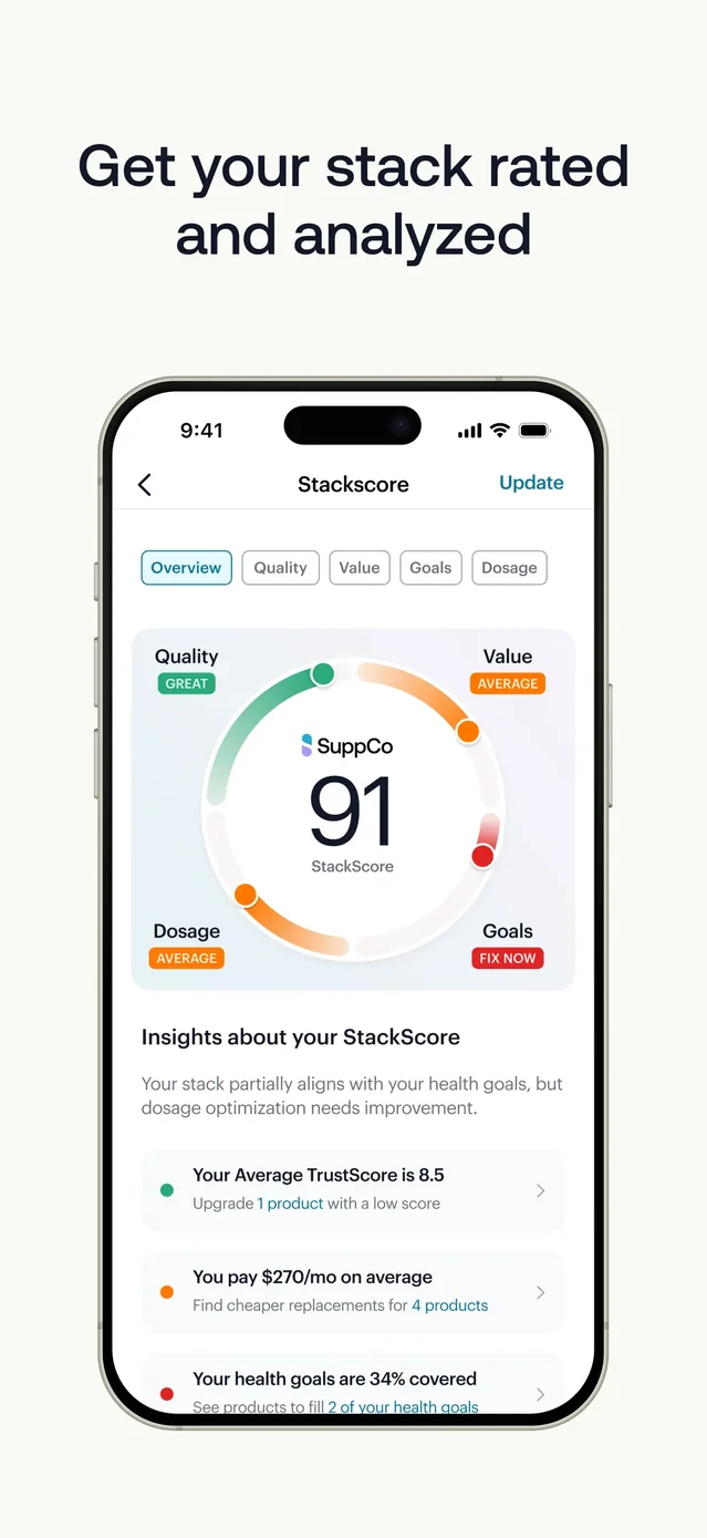 SuppCo: Supplement Scanner App Store screenshot 3