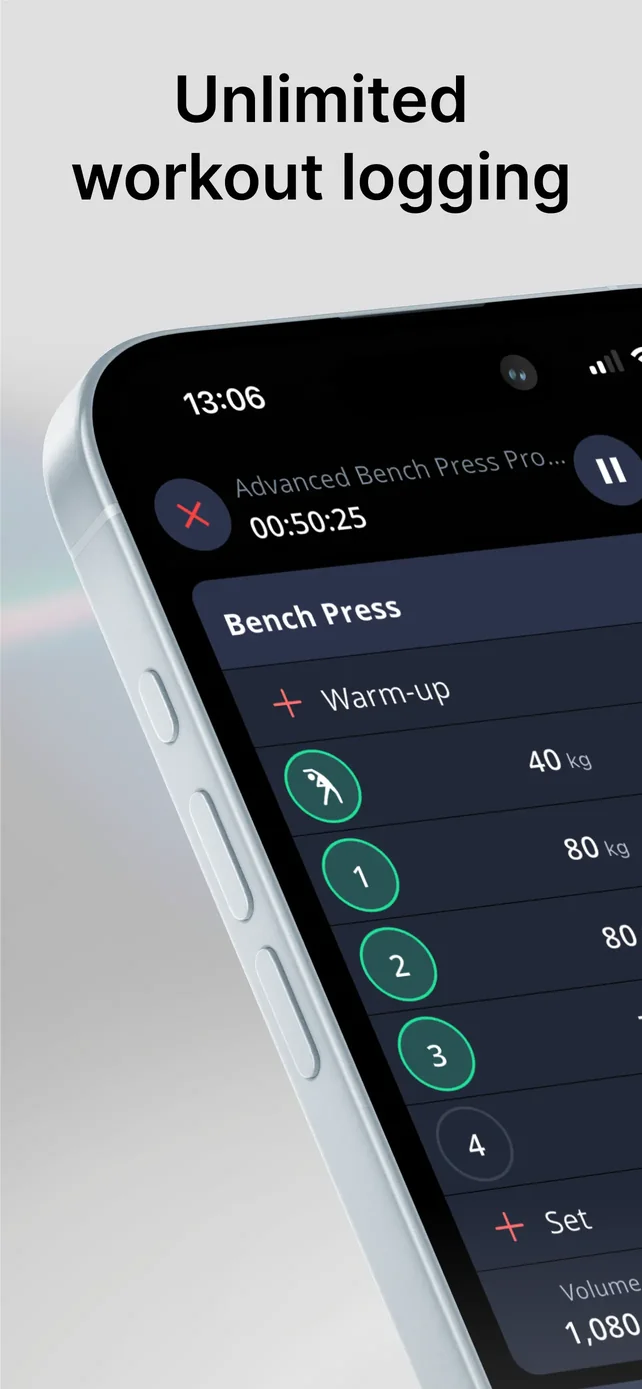 StrengthLog – Workout Tracker App Store screenshot 1