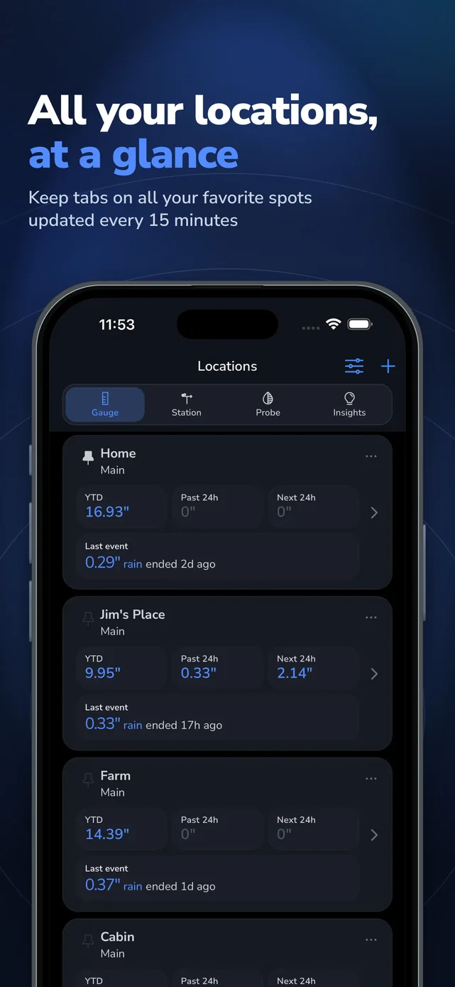 Precip - Rain Today & Forecast App Store screenshot 3