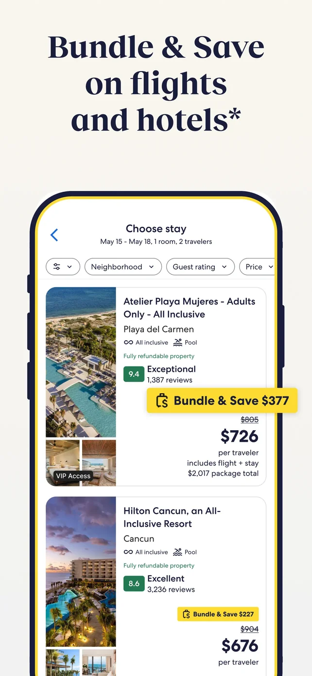 Expedia: Hotels, Flights, Cars App Store screenshot 2