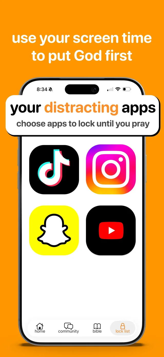 prayer lock: christian focus App Store screenshot 3
