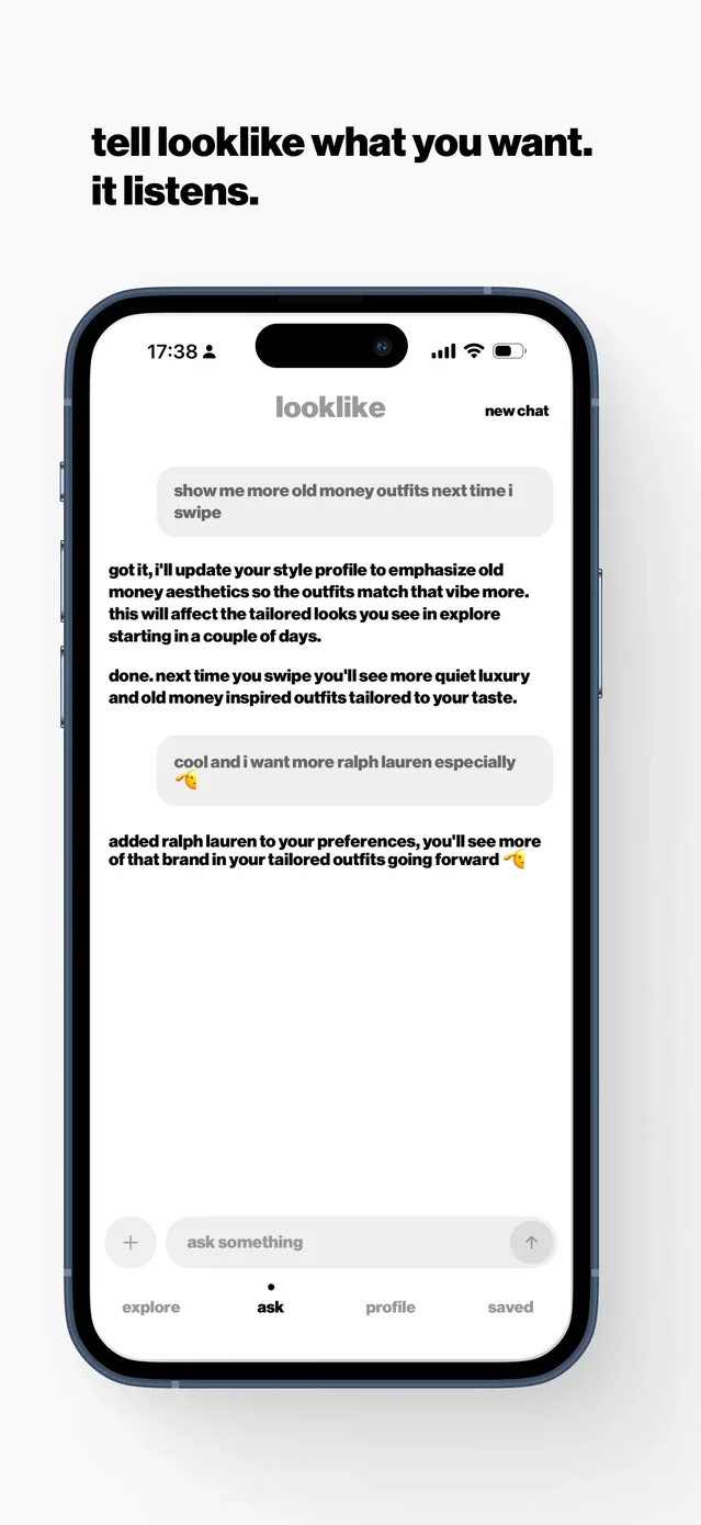 looklike: swipe fashion on you App Store screenshot 3