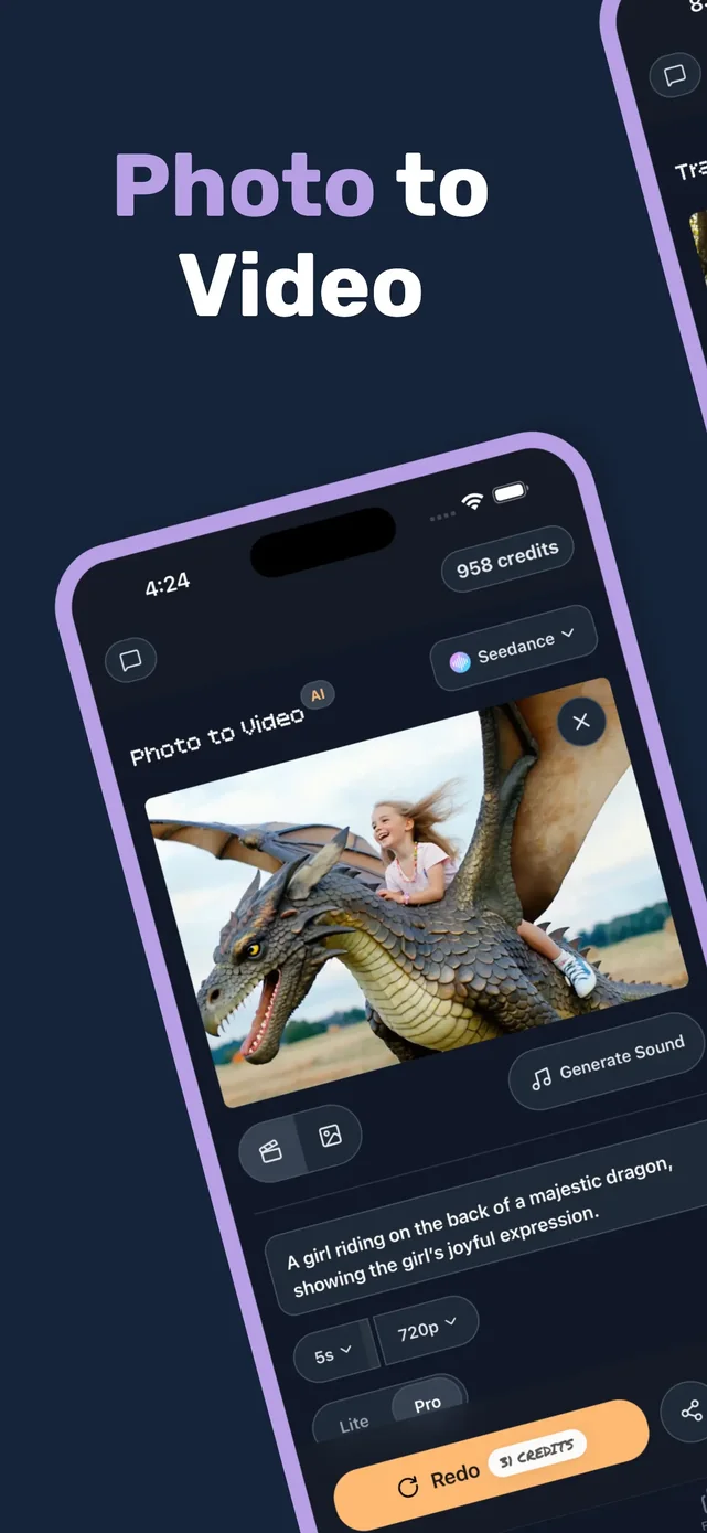 Photo to Video: AI Video Maker App Store screenshot 1