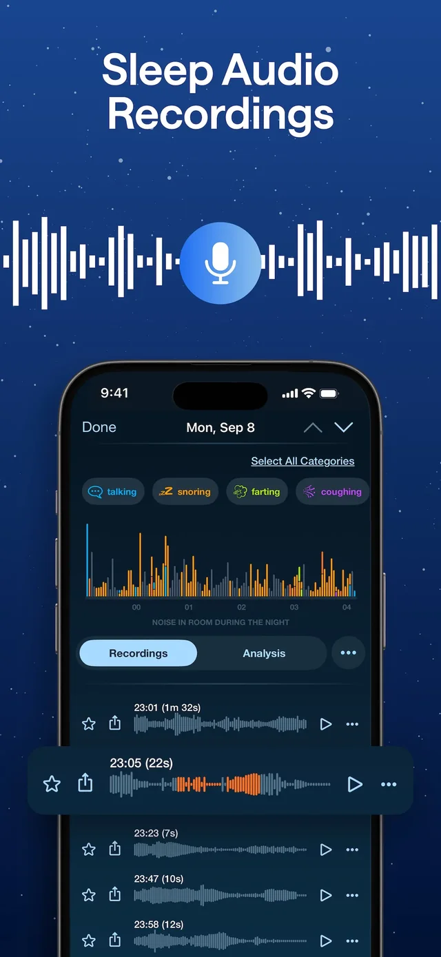 Noxogy Sleep Tracker App Store screenshot 3