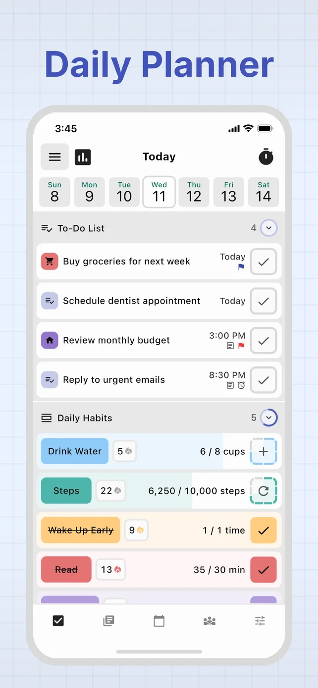 HelloHabit - Daily Planner App Store screenshot 1