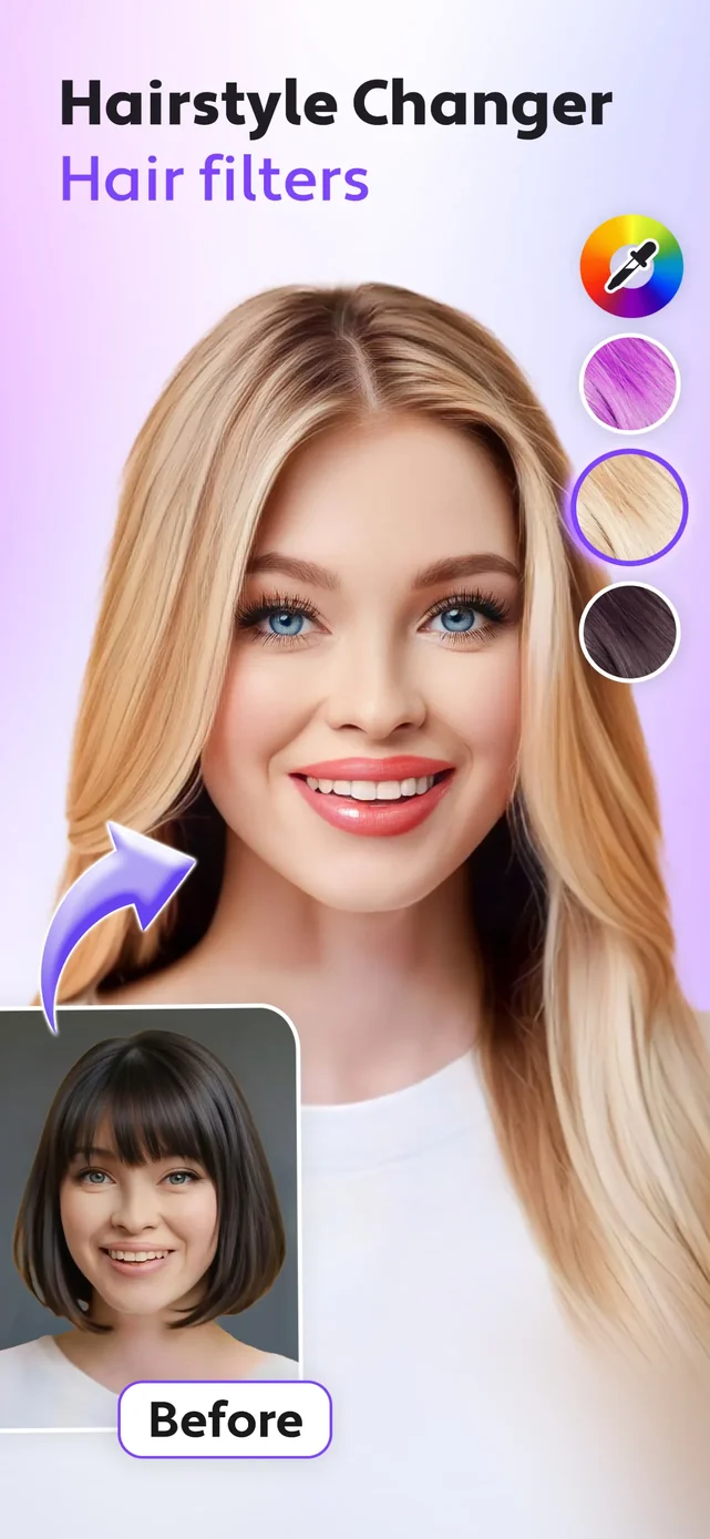 Cosmo: AI Editor, Hair Filters App Store screenshot 4