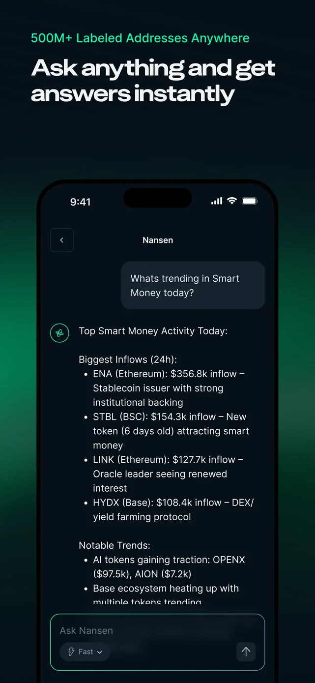 Nansen AI App Store screenshot 4