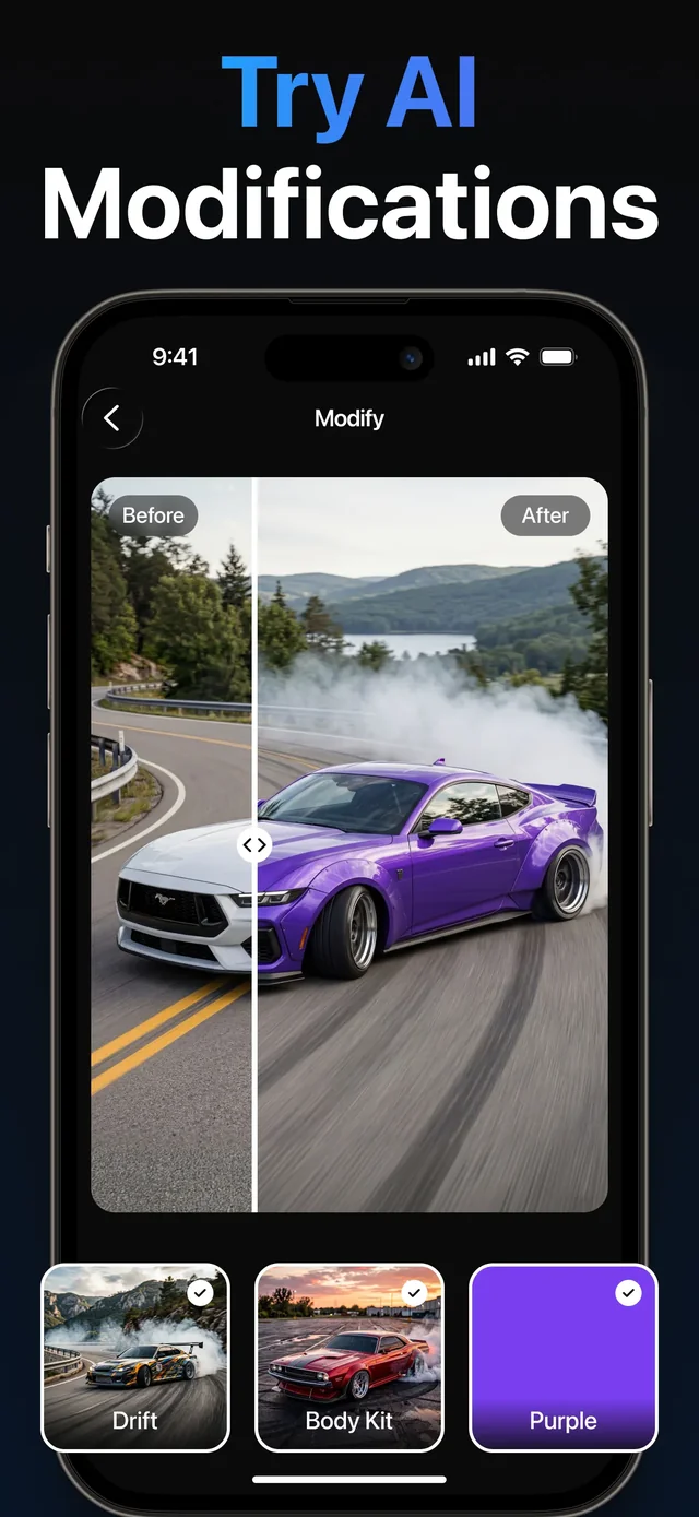 Modyfy: AI Car Designer App Store screenshot 3