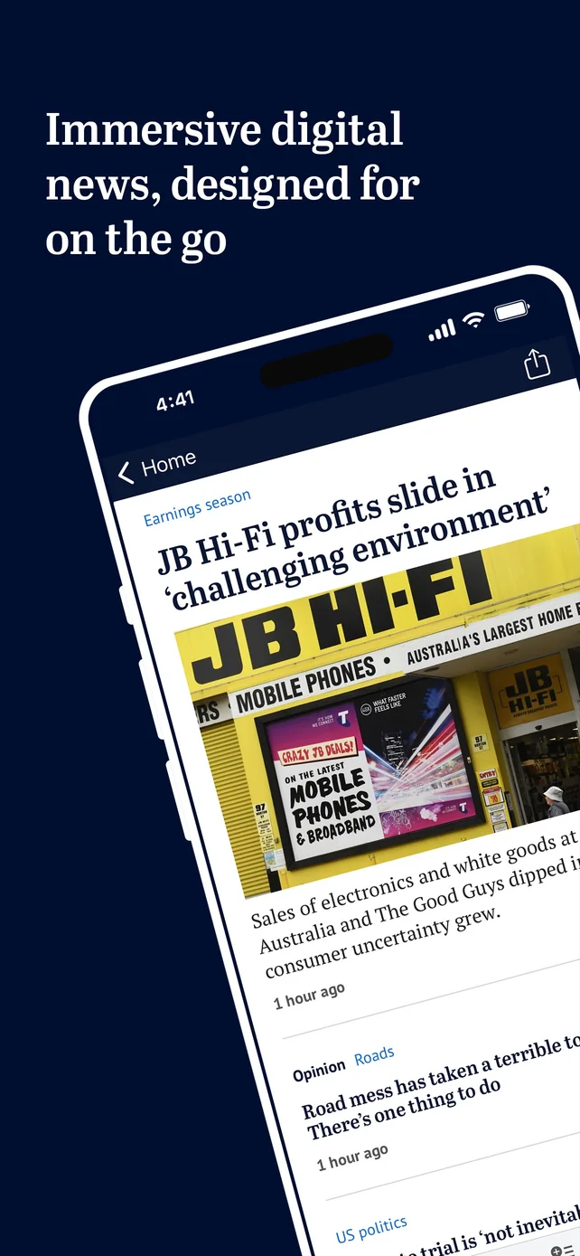 The Sydney Morning Herald App Store screenshot 1