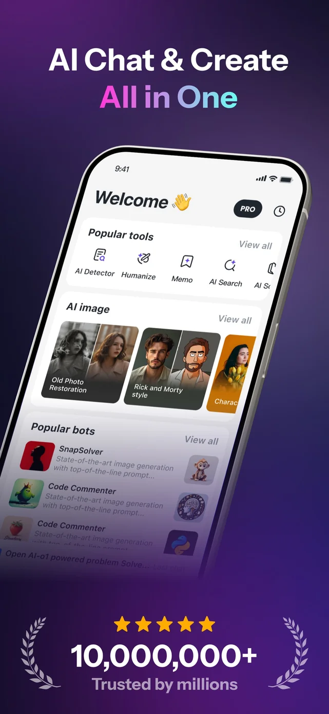 Monica AI: Ultimate AI Assist App Store screenshot 1