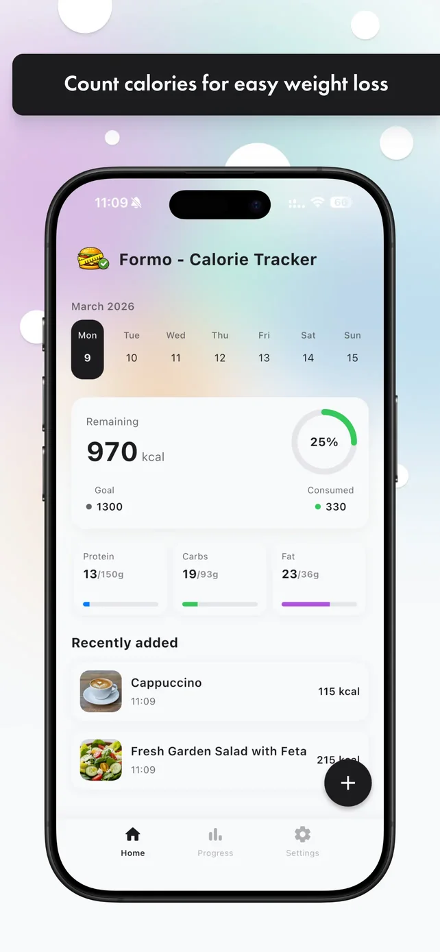 Formo - Calorie Counter App Store screenshot 3
