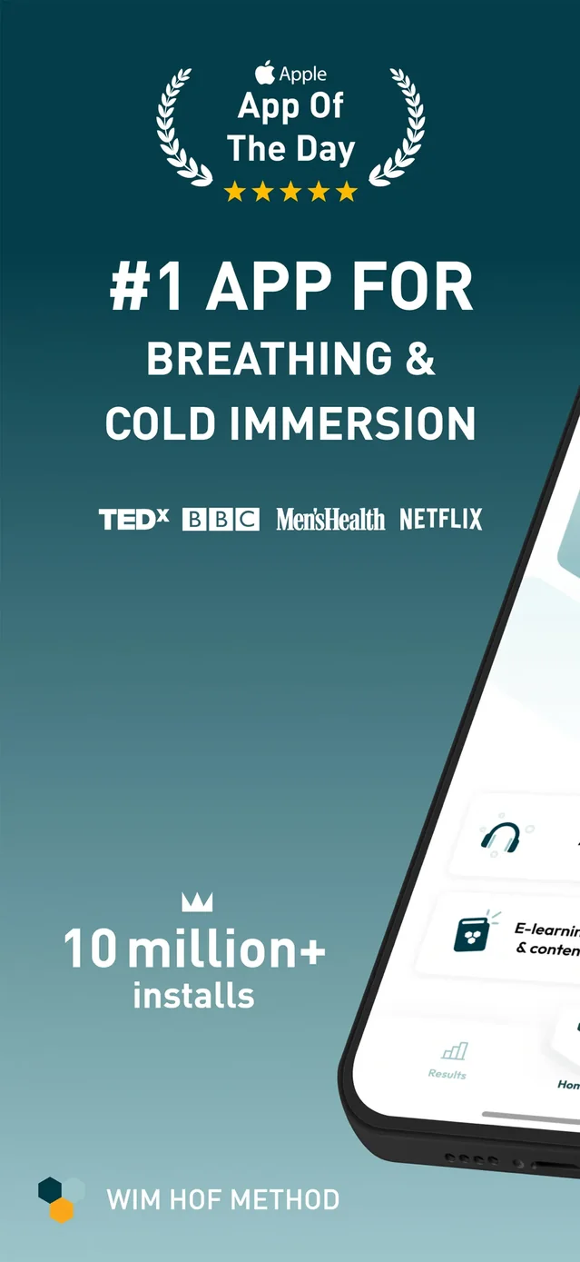 Wim Hof Method: Breathwork App Store screenshot 1