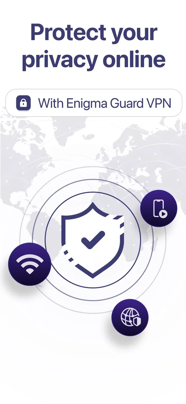 Enigma Guard VPN – Data Secure App Store screenshot 1