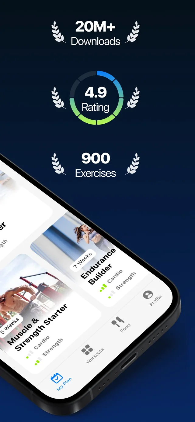 Fitify: Home Workout, AI Coach App Store screenshot 2
