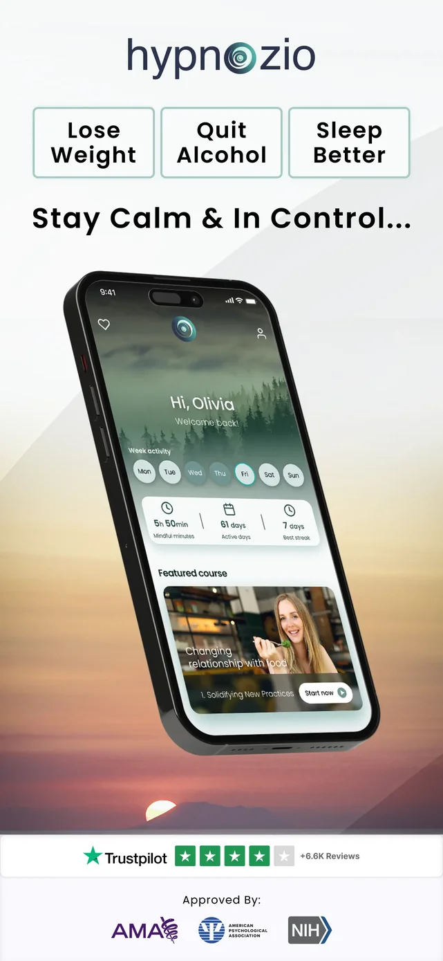 Hypnozio: Hypnotherapy & Care App Store screenshot 1