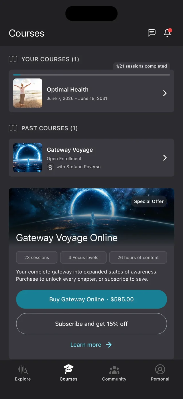 Expand: Beyond Meditation App Store screenshot 3