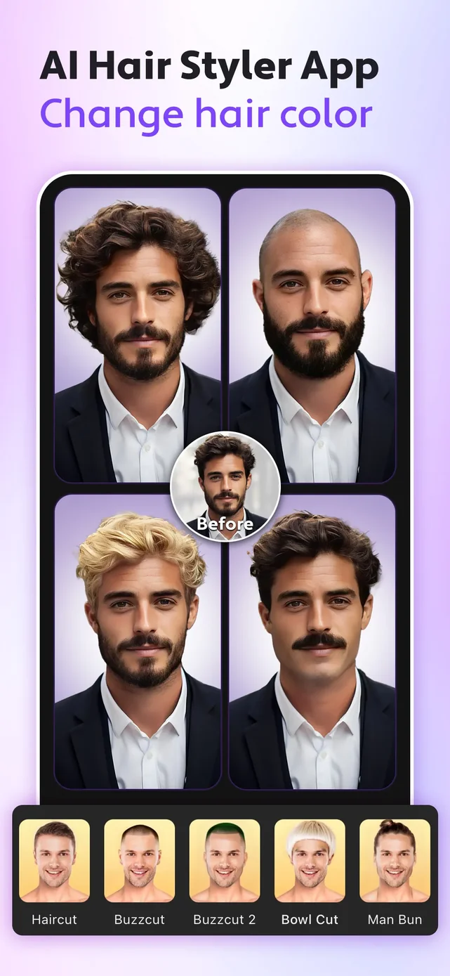 Cosmo: AI Editor, Hair Filters App Store screenshot 3
