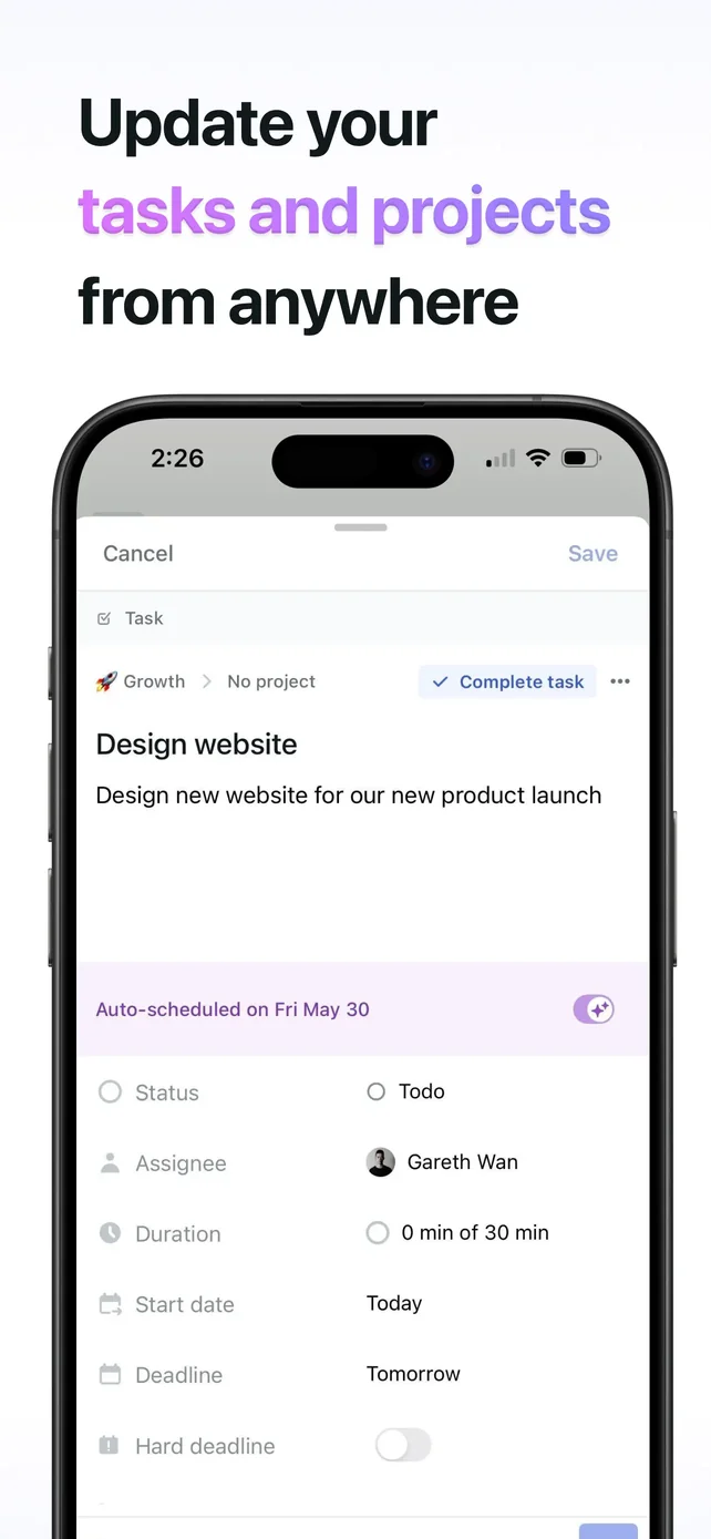Motion: Tasks & AI Scheduling App Store screenshot 3