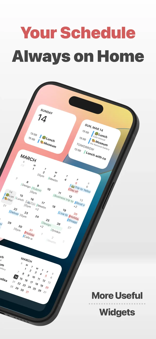 minical - Planner & Calendar App Store screenshot 2