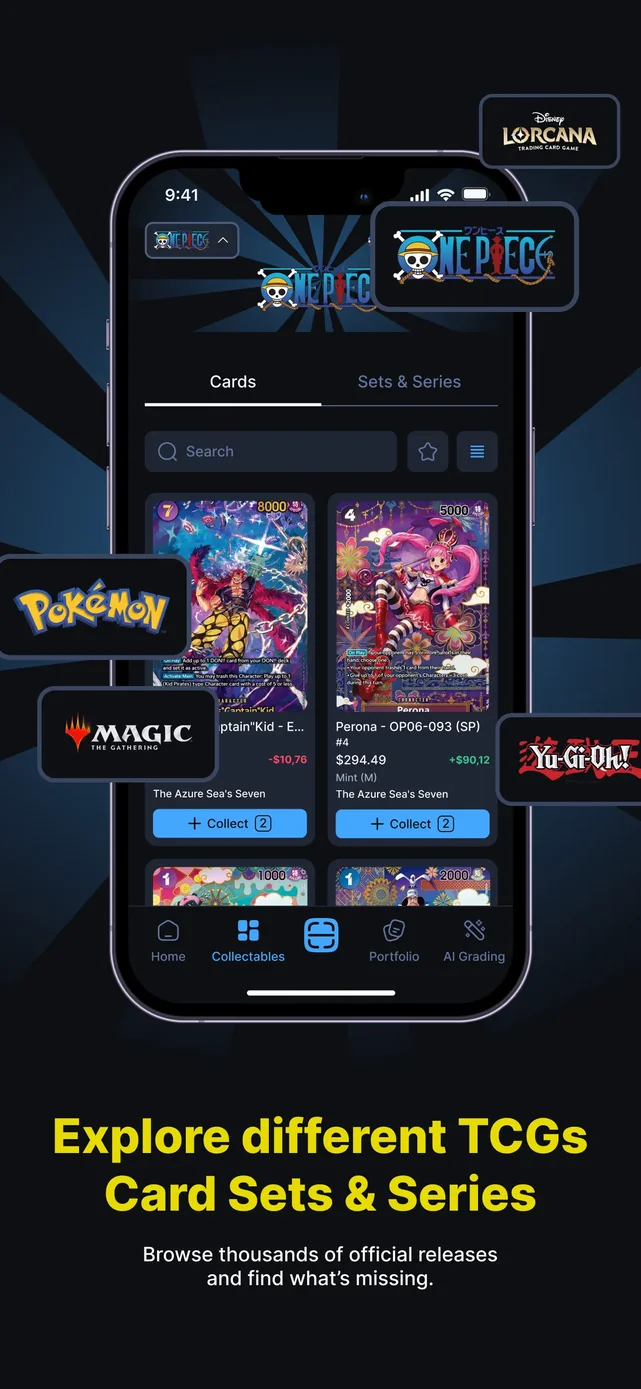 HoloDex - TCG Scan & Collect App Store screenshot 1