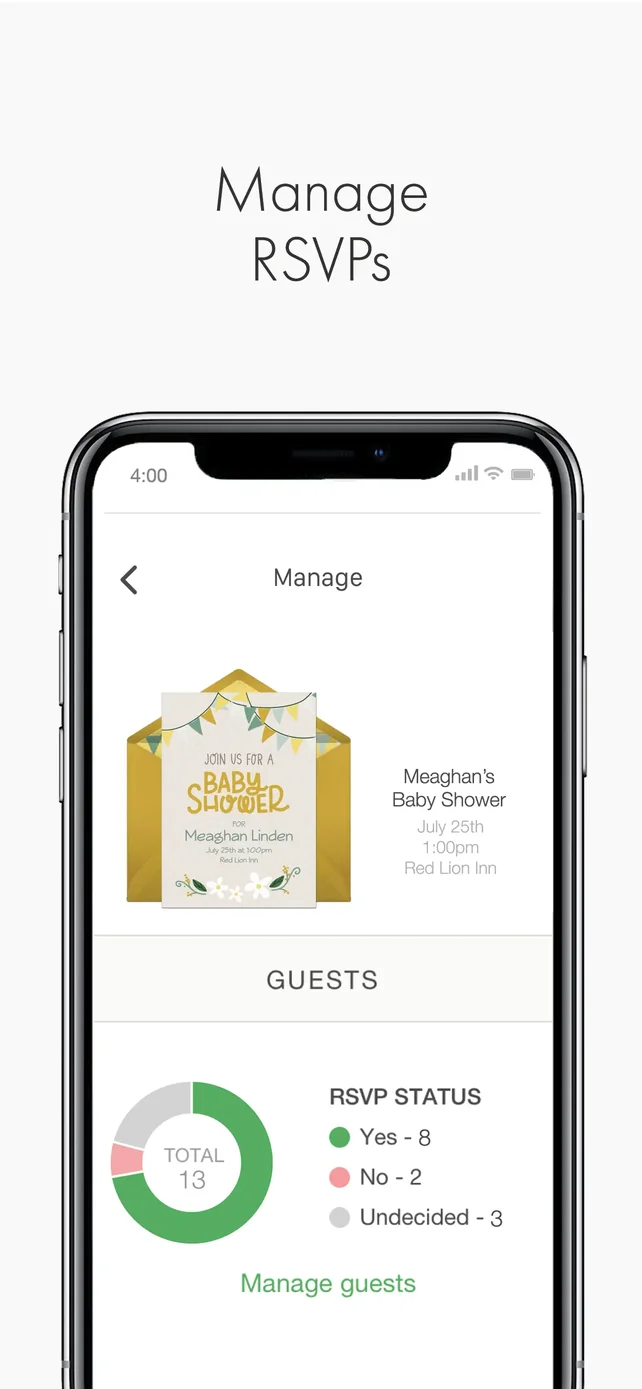 Punchbowl: Invitations & Cards App Store screenshot 4