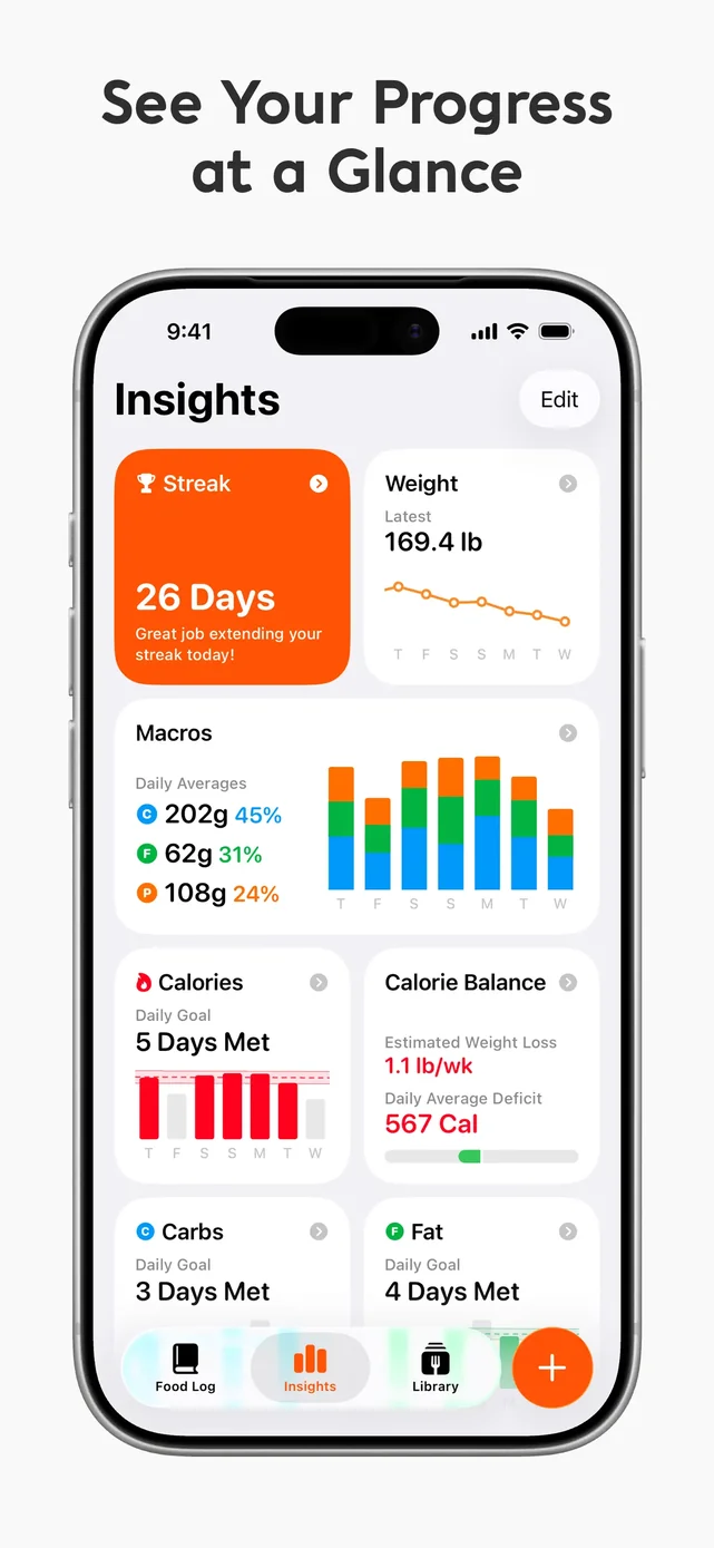 Nutrition Tracker: Foodnoms App Store screenshot 3