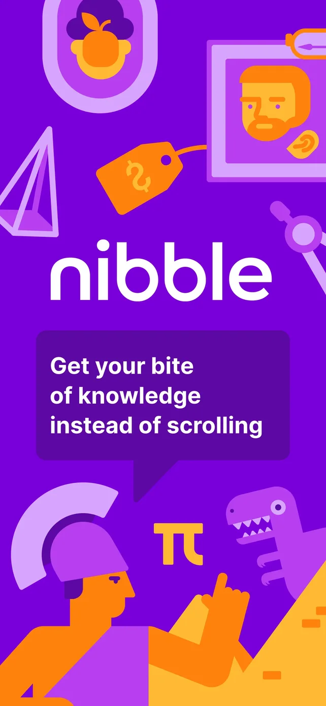 Nibble: Daily Learning & Quiz App Store screenshot 1